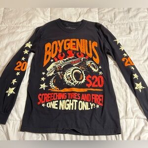 boygenius long sleeve black tee